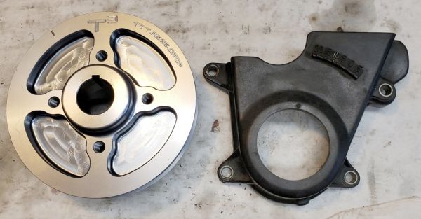 T3_pulley_and_modified_lower_timing_cover.jpg